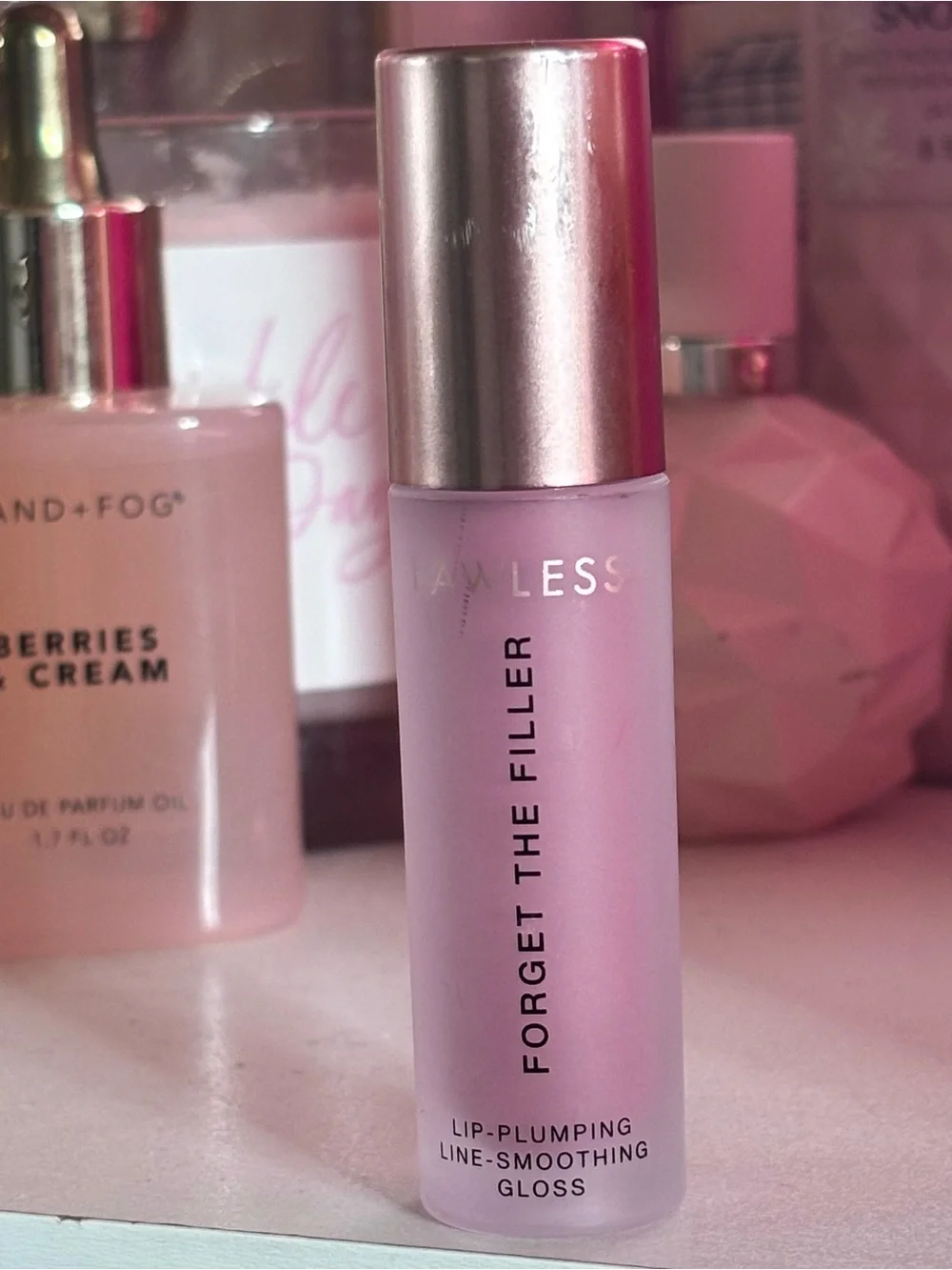 💝NEW LAWLESS Forget The Filler Lip-Plumping Gloss — Velvet💝
